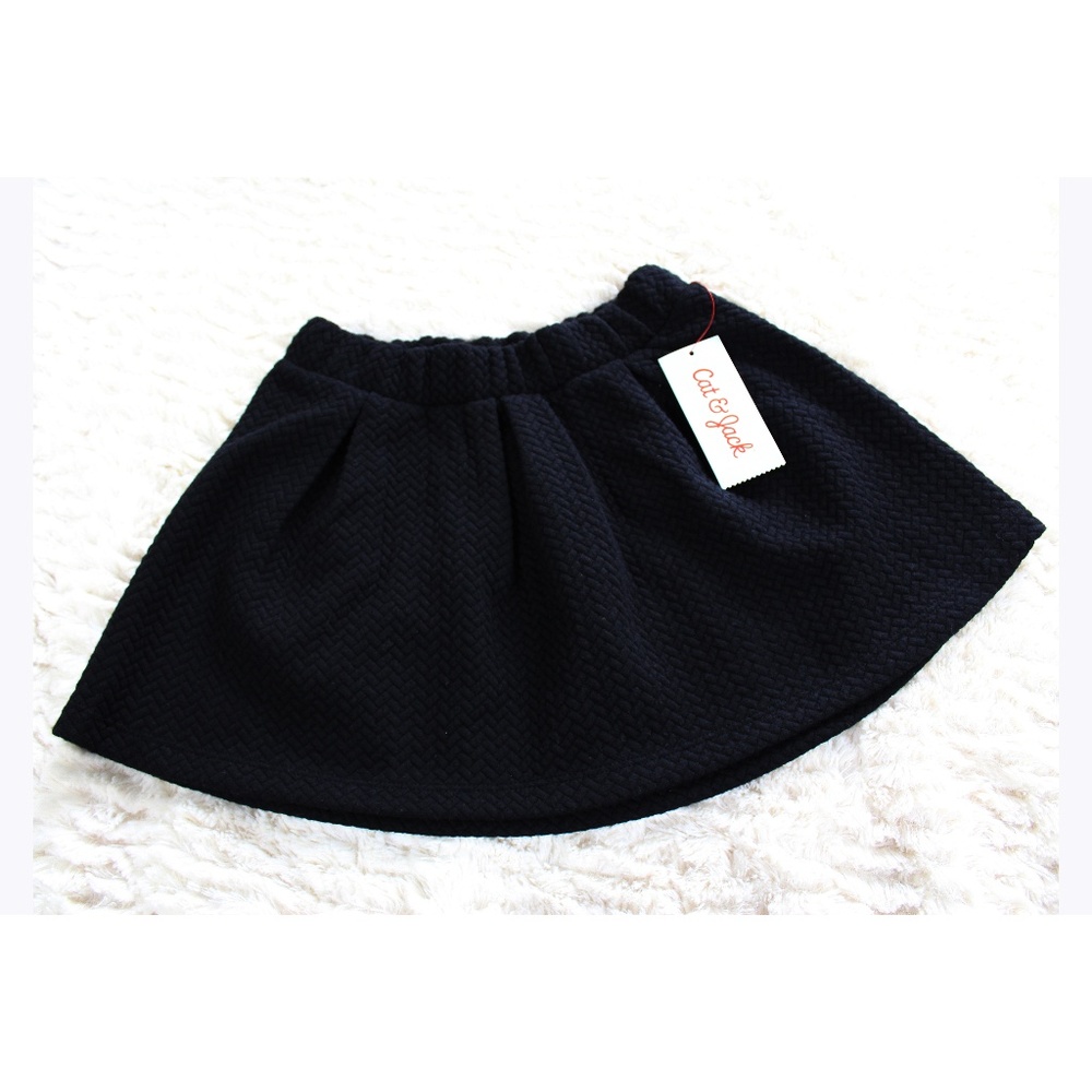 NWT Girls' Knit Jacquard Circle A-Line Skirts XS